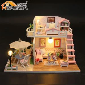 DIY ক্ষুদ্র মাচা পুতুল ঘর