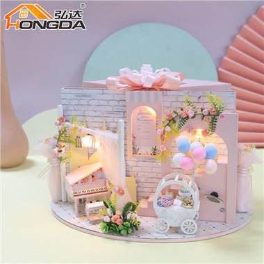 Diy পাজল হাউস মিনি ডলহাউস