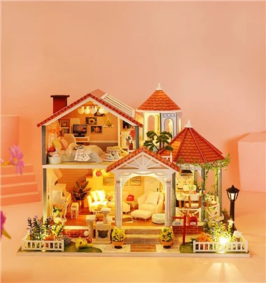 হংদা 2023 নতুন প্রোডাক্ট ডল হাউস সেট সংগ্রহযোগ্য পোশাক এবং খেলনা শেখার সহায়তার সরঞ্জাম বাচ্চাদের রান্নাঘর আসবাবপত্র বিল্ডিং হাউস মিনি সুন্দর ঘর মহিলাদের জন্য শীঘ্রই ভাল উপহার পান